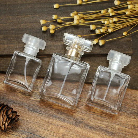 Perfume Bottles Canada Wholesale - Glass With Spray Pump + Bonnet Cap